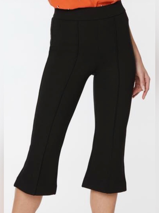 NYDJ Pants - NYDJ Flare Pedal Pusher Pants - Black - Size XS